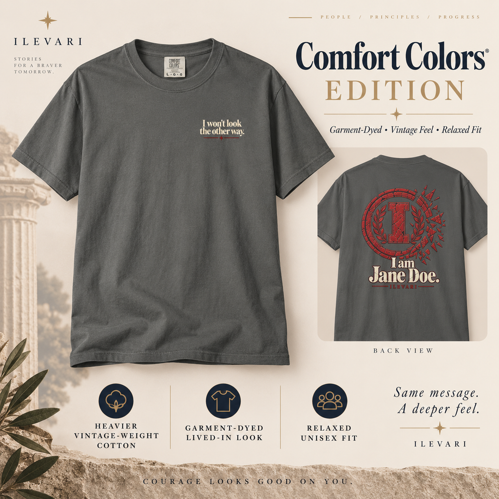 I Am Jane Doe Comfort Colors T-Shirt | Premium Feminist Statement Tee