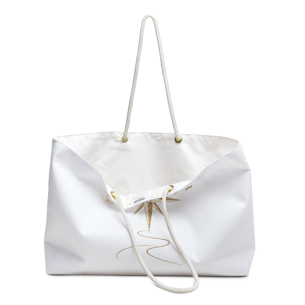 Find Your Path Weekender Bag | Ilevari Compass Travel Tote