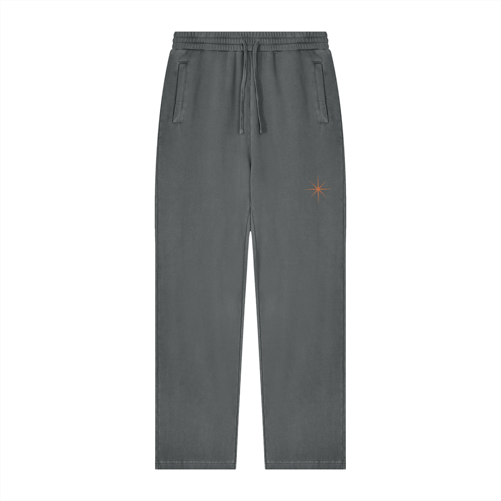 Ilevari Sacred Space Vintage-Wash Sweatpants - Midnight Charcoal