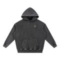 Ilevari Compass Star Snow-Wash Oversized Hoodie