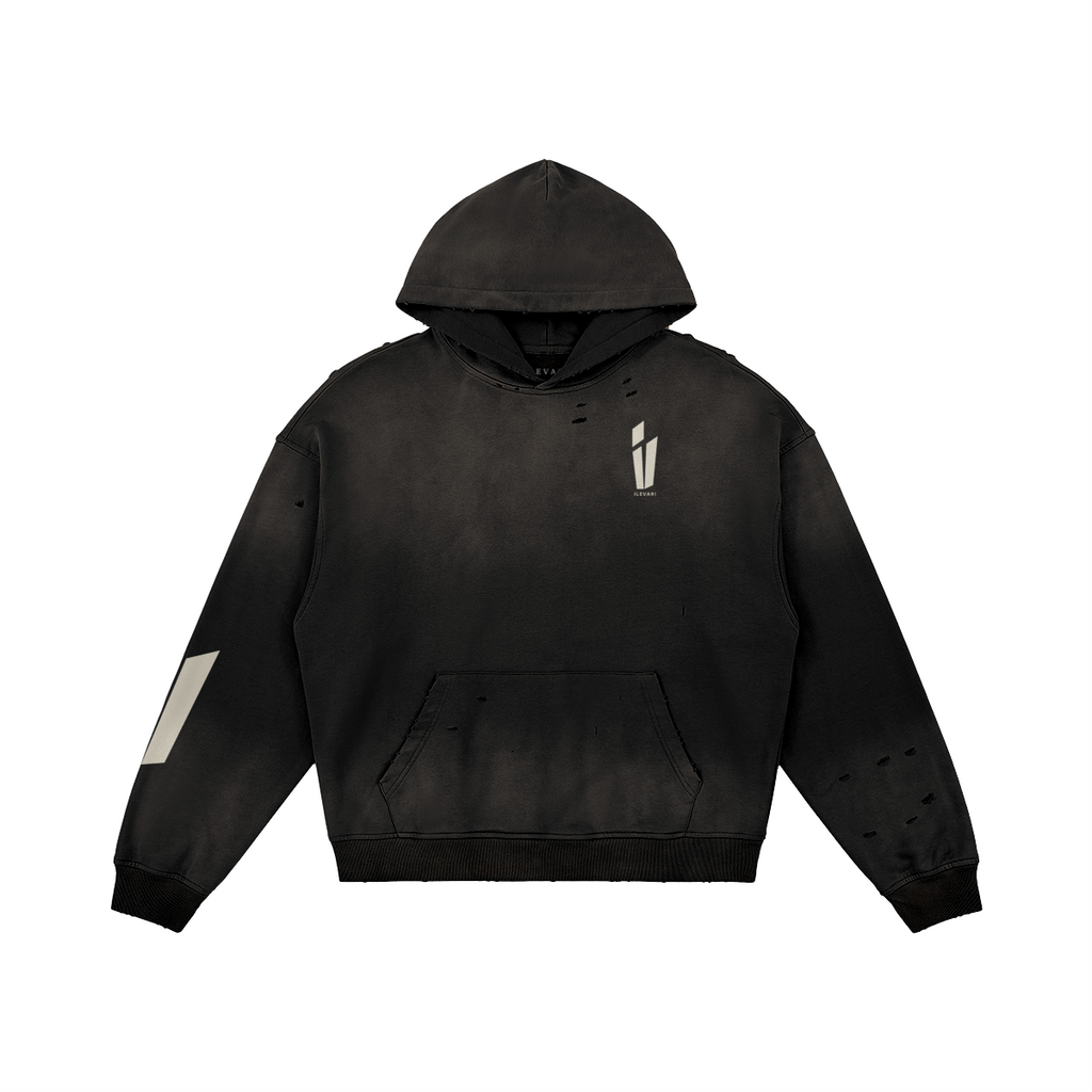 ILEVARI Act Beyond Your Words Hoodie & Jogger Set - Black