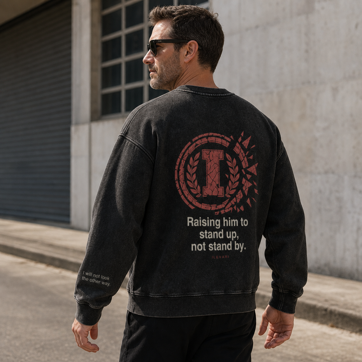 Raising Him to Stand Up | Oversized Heavyweight Sweatshirt
